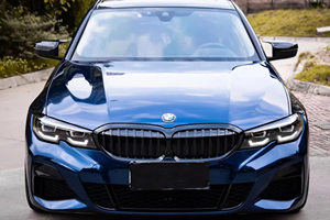 High Quality Glossy tanzanite blue PET Car <b>Vinyl</b> Wrap 8.5mil Color Changing sticker Film Protective Anti-collision Self-healing - Product Image 3