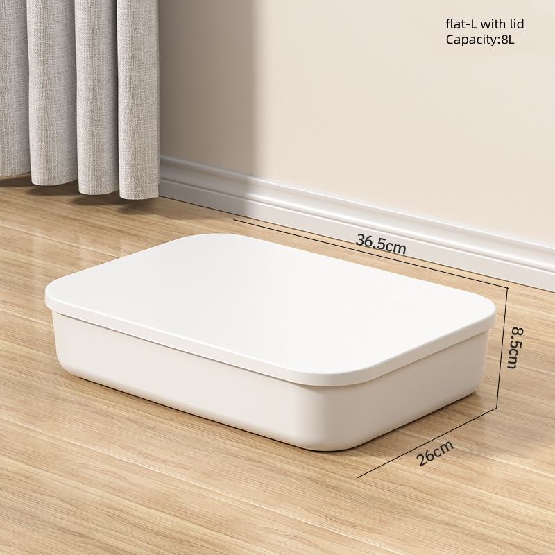 ขนาดใหญ่ชนิดแบนพร้อมฝาปิด