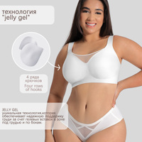 Soutien-gorge Confortable en Maille Respirante Anti-affaissement pour Femmes Grandes Tailles, Poitrines Généreuses et Poitrines Mignonnes