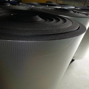 Panneau en caoutchouc plastique ininflammable de 20 mm d'épaisseur, insonorisant, avec support adhésif, isolation revêtue de feuille métallique pour l'air - Product Image 2