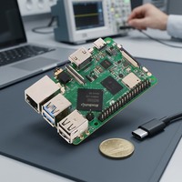 Carte de développement RK3568 Single Board Computer PortPi 3A quad-core ARM Cortex-A55 avec USB 3.0 HDMI