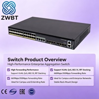 Commutateur réseau H3C S5590-28S8XC-HI 28 ports 1G POE SNMP QoS VLAN en stock