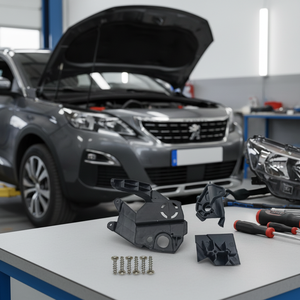 Kit de réparation de phare (4 pièces) pour compatible avec Peugeot-3008 OEM 9814255780 - Product Image 3
