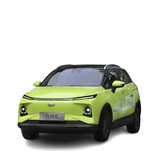 Geely Automobil geometri E Thunderbolt mobil elektrik, mobil Geely 4/5 kursi kemudi kiri Suv km energi baru kendaraan tidak digunakan