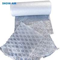 Sacs de protection à colonnes d'air robustes pour le commerce électronique, rouleau de film à bulles gonflable en HDPE/PE, grand film à bulles pour l'emballage d'expédition