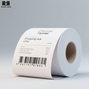 Reçu d'impression mince Bon autocopiant <span class=keywords><strong>Quittance</strong></span> Facture Pos Caisse Enregistreuse Rouleaux <span class=keywords><strong>de</strong></span> papier thermique - Product Image 2