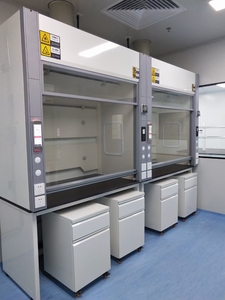 <span class=keywords><strong>Hotte</strong></span> à fumées Baitu 4FT avec armoire de rangement mobile, entièrement en acier, de type sur pied, pour laboratoire scolaire, laboratoire de polymères, laboratoire de tests génétiques - Product Image 2