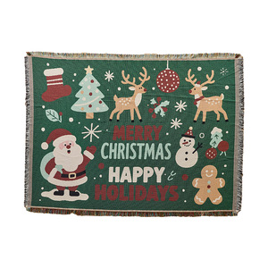 Christmas <b>Sofa</b> Cover Printed Polyester 190-230cm Washable Holiday Decoration Classic Style <b>Sofa</b> <b>Slipcover</b> - Product Image 5