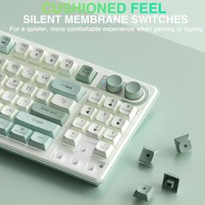<span class=keywords><strong>Teclado</strong></span> Inalámbrico de Silicona SOLAKAKA SK90 Tri-Modo de 90 Teclas para Juegos y Oficina, Dropshipping - Product Image 4