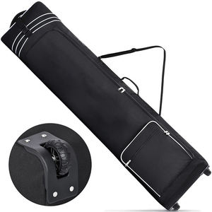 Sac de snowboard OEM étanche en polyester avec fermeture à crochet et roulettes pour 2+ planches, bottes et équipement de ski/snowboard - Product Image 1