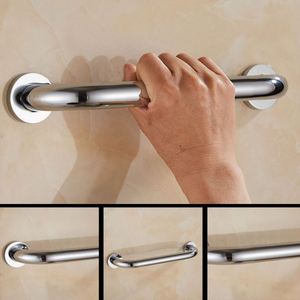 WEKIS 9/12/15/18 Inch Chrome Gold Bronze <b>Grab</b> <b>Bars</b> Outdoor Handicap Safety Bathroom Door Pull Steel Stainless Steel Shower - Product Image 6