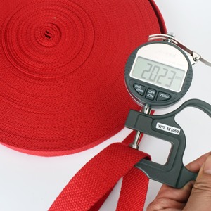 Dây vải dù cotton polyester 25mm, họa tiết sọc thêu bền chắc, giá xuất xưởng, 50 thước một cuộn, nhiều màu có sẵn - Product Image 5