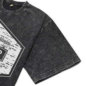 T-shirts pour hommes respirants à imprimé estival, teinture acide, coton de qualité supérieure, manches courtes, col rond, style décontracté - Product Image 5