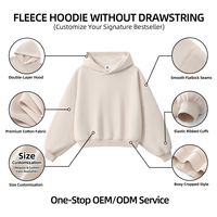 Hoodie polos katun poliester campuran OEM/ODM untuk pria, potongan pendek, model kotak, berat 350gsm, bordir custom