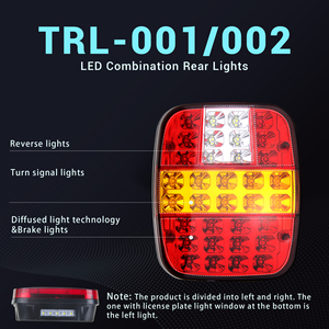 12V <span class=keywords><strong>24V</strong></span> đa chức năng Đèn lồng <span class=keywords><strong>Led</strong></span> Đuôi đèn phía sau ánh sáng đèn hậu Tương thích với Brazil xe tải Trailer cho FORD F150 Ranger - Product Image 2