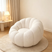 Nordischer Moderner Getufteter Cremefarbener Kürbis-Design Bunter Wohnzimmer-Sessel Komfortables Wohnmöbel für das Wohnzimmer