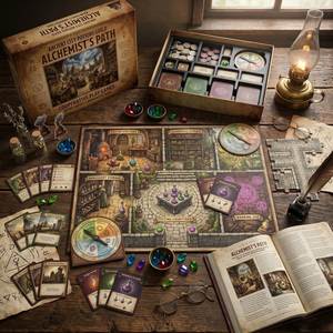 Jeu de société de rôle fantastique immersif : Guide du joueur, cartes de jeu d'aventure à thème, exploration de personnages, stratégie - Product Image 1