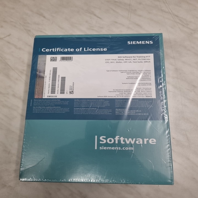 6ES78221AA074YA5 STEP7 PROFESSIONAL WINCC V17 Software PLC