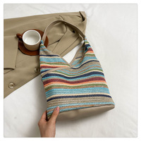 Design de luxe paille tissé sacs fourre-tout été décontracté grande capacité sacs à main nouvelle mode plage femmes épaule sac à provisions