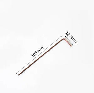 Set di 10 Chiavi a Brugola Tipo T/L in Acciaio Inox, Punte per Viti Esagonali Interne Torx e Dadi, Strumenti di Riparazione CNC, Confezione in Borsa, Marca JETE - Product Image 2