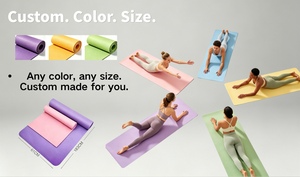 Tapete de Yoga NBR de Alta Densidad de 10 mm, 23%-26% de Contenido de Caucho, Celda Cerrada, 85% Antideslizante, Tapete de Ejercicio para Gimnasio en Casa - Product Image 5
