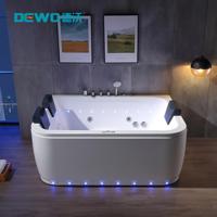 Baignoire à remous haut de gamme, hydrothérapie pour 2 personnes, accessoires complets pour maison de villégiature