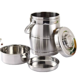 Best selling 1.5L food container B type vacuum heat preservation metal Stainless steel 304 lunch box