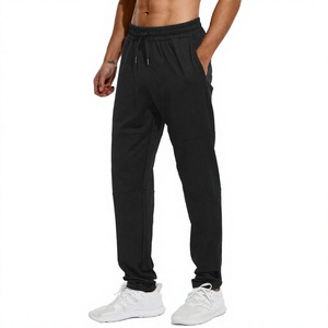 Pantalon de sport décontracté ample pour homme, taille mi-haute, en lin/coton respirant et écologique, service OEM - Product Image 2