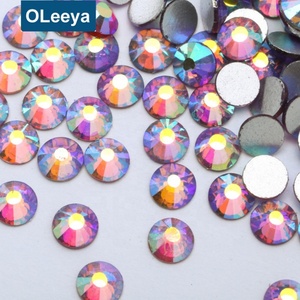 Factory Wholesale New Color SS20 Northern Light Flat Back Crystal Strass Glass Non Hot Fix Gems for <b>Bikinis</b> Decoration - Product Image 4