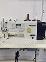 Máquina de Coser Industrial de Cama Plana con Motor Paso a Paso CNC de Accionamiento Directo Brother S-7180A para Alimentación de Tela
