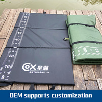 Tapis de pêche personnalisé imprimé avec la marque, pliable et rembourré, pour la pêche en eau profonde