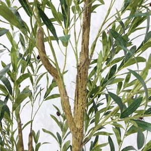 Indoor Evergreen <b>Artificial</b> Olive <b>Tree</b> Plastic Fruits Ornaments Decorative Wedding Indoor Ornamental <b>Artificial</b> Plants Greenery - Product Image 5