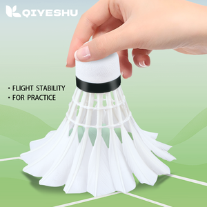 تدريب عالي تنس الريشة عصا الريشة بو الفلين رئيس مستقيم ريشة خفيفة الوزن مستقرة رحلة للمنافسة النادي - Product Image 6