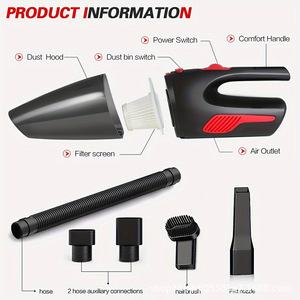 Aspirateur à main sans fil, aspiration 4000 Pa, charge sans fil, pour la maison et la voiture - Product Image 5
