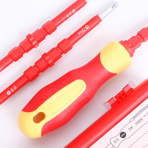 Cacciavite multifunzione 2 in 1 con tester di tensione e punta magnetica, un set di strumenti specializzato per elettricisti. - Product Image 3