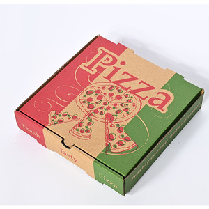 Papel Pizza Slice Box Impresión personalizada Pizza Box Take Away Food Container - Product Image 3