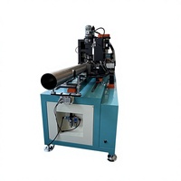 Machine de perçage automatique CNC pour tubes en acier inoxydable de 6 pouces, contrôlée par PLC, pour le traitement des tuyaux de refroidissement liquide, 4 kW 220 V/380 V