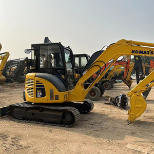 Retroexcavadora Pequeña Usada de 5.5 Toneladas, Excavadora Komatsu PC55MR con Aire Acondicionado, Excavadora Komatsu PC55MR de Segunda Mano en Buenas Condiciones - Product Image 4