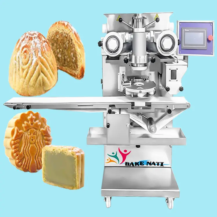 BNT-208 industriale di alta qualità automatico maamoul che fa macchina mooncake maker encrusting macchina