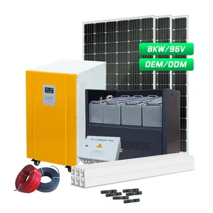 Complete Hybrid Solar Energy System 8kw 10kw 8kwh 8kva 8000w 18kw 8000 watt Off Grid Solar Panel Home Power System Pakistan