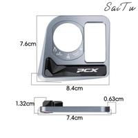 Patch en alliage d'aluminium pour le couvercle du commutateur d'allumage, compatible avec Honda PCX160/125