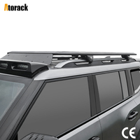 Plateforme plate en aluminium 125x188 cm compatible avec les barres de toit Jetour T2, panier de toit Shanhai T2, Jetour Traveller sans installation de barres transversales