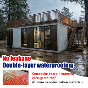 <span class=keywords><strong>Casa</strong></span> Pequeña de 2 Pisos BDMS con Terraza y Baño y Cocina Completos, Casas Pequeñas para Cafetería Móvil, Bar, Pizzería - Product Image 4