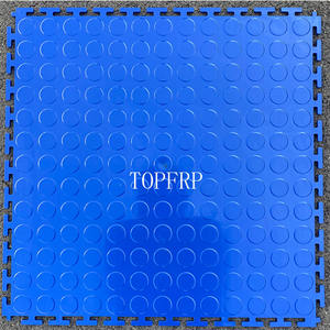 Carreau de sol en plastique à emboîtement en PVC carrelage d'entrepôt robuste, sol de garage - Product Image 2