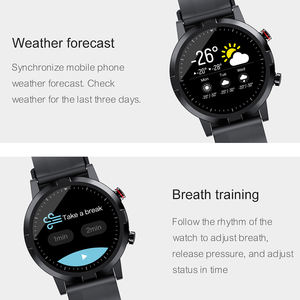 Montre connectée <span class=keywords><strong>Haylou</strong></span> RT <span class=keywords><strong>LS05S</strong></span> version globale, moniteur de fréquence cardiaque, montre de sport et de fitness, étanche IP68, montre intelligente pour hommes et femmes - Product Image 4