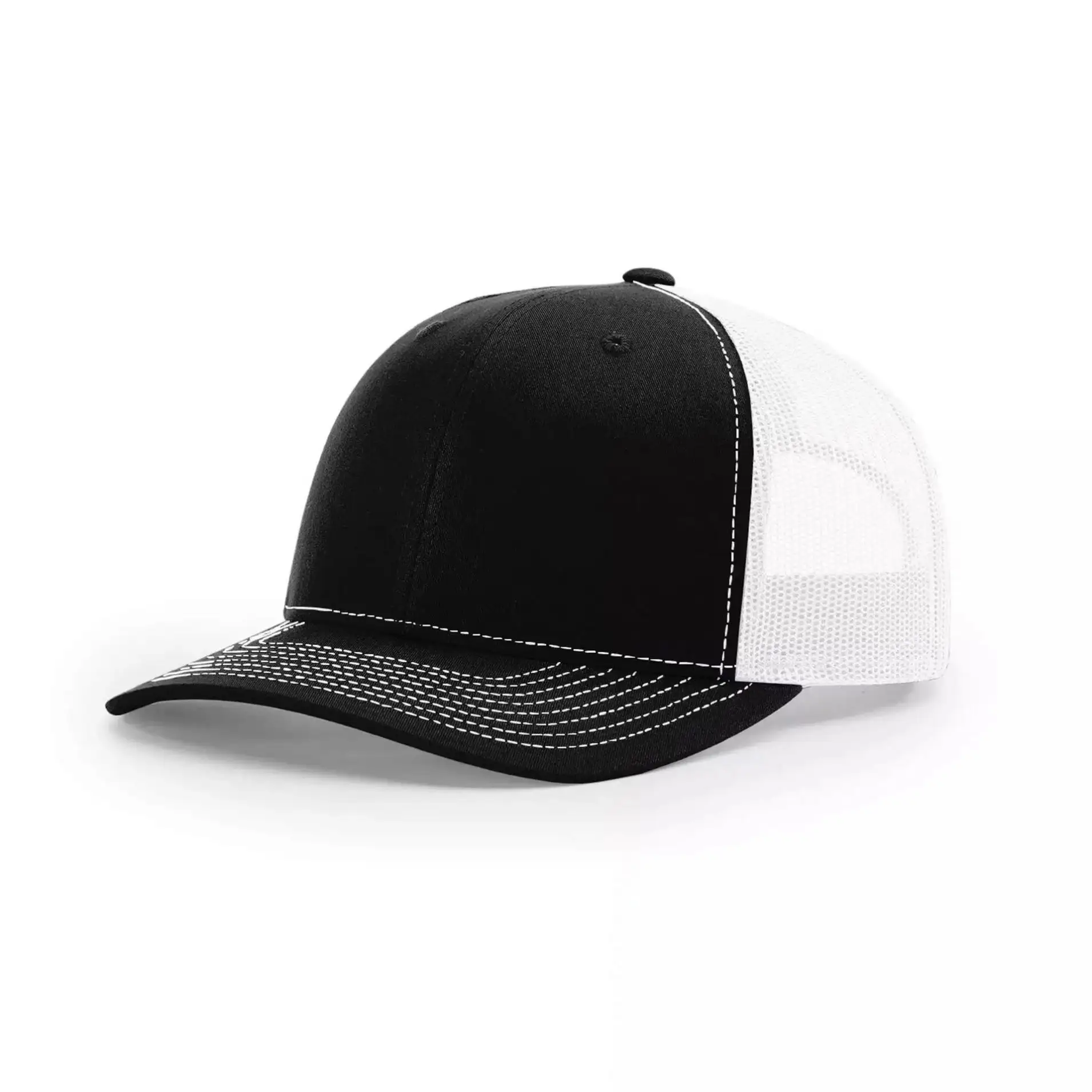 하이 퀄리티 사용자 정의 메쉬 모자 트럭 모자 플랫 챙 개인 맞춤 스냅백 Richardson112 트럭 모자 모자