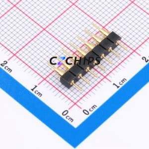 BBS-107-G-A Pin Header Through hole Component (THT),P=2.54mm Connector 2.54mm Round Pin Through Hole Single Row - Product Image 2