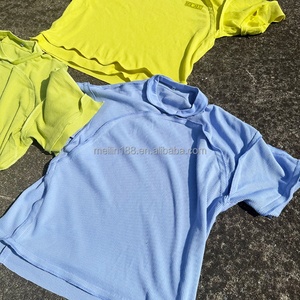 Fabricant de vêtements, chemises à manches courtes en tricot gaufré personnalisées, logo personnalisé, streetwear tendance, chemises en tricot gaufré thermique de haute qualité - Product Image 2