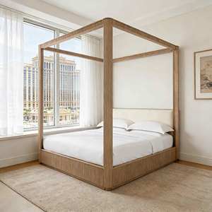Meubles très vendus, <span class=keywords><strong>lit</strong></span> d'appoint en bois de chêne, base en bois de frêne, meubles de salon, lits hamac en bois de chêne pour sièges de hall - Product Image 1