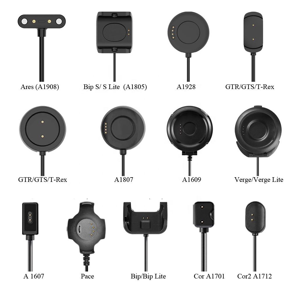 Smart Watch Charger for Amazfit BIP GTR GTS POP Active Active2 Smartwatch  Charge Dock Magnetic USB Charging Cable